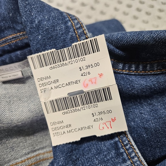 Stella McCartney Womens All In One Denim Jumpsuit Sz. 42 - Picture 8 of 16